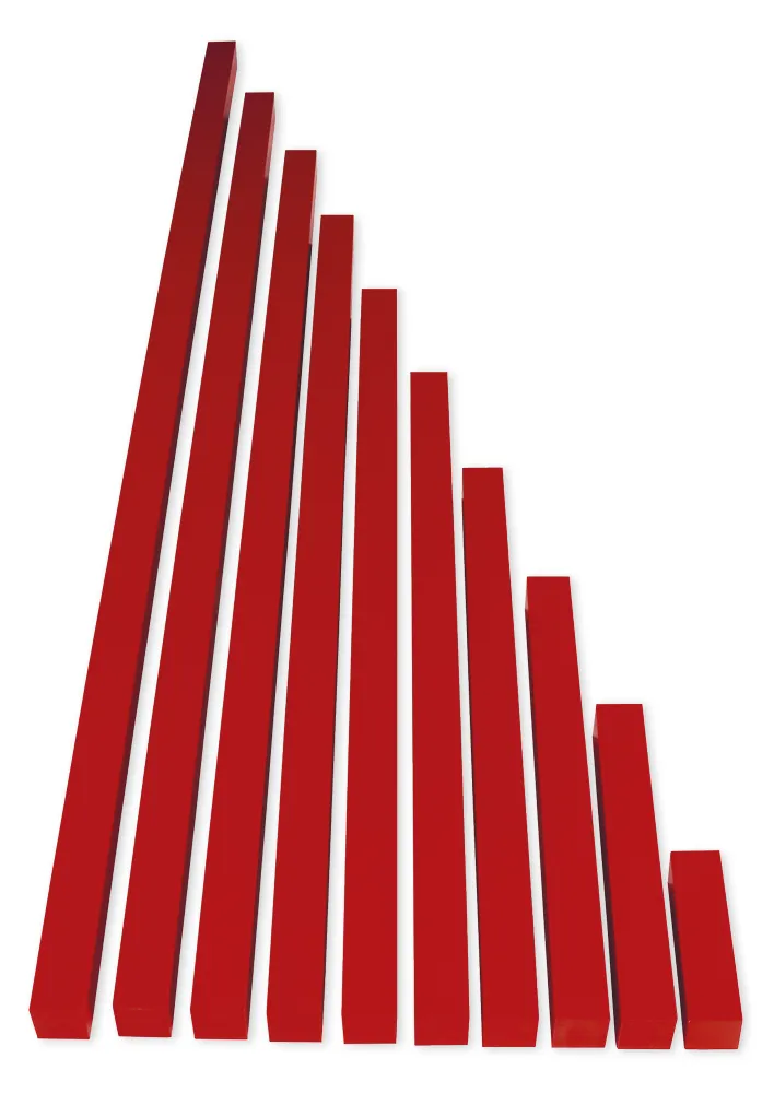 TimeTEX Rote Stangen "Montessori Premium"