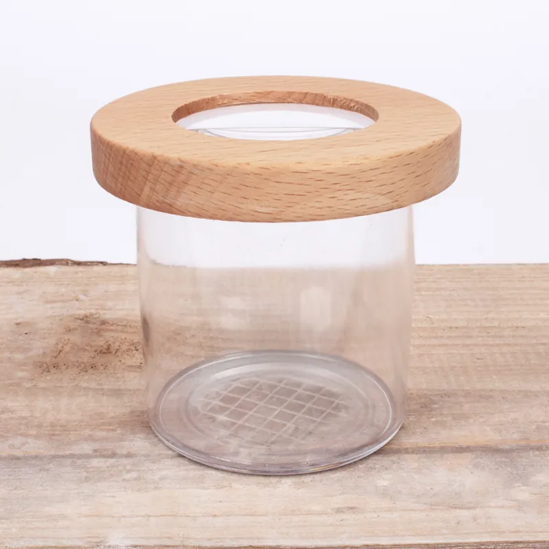 Lupen-Dose mit Holzdeckel "Natur & Digital"