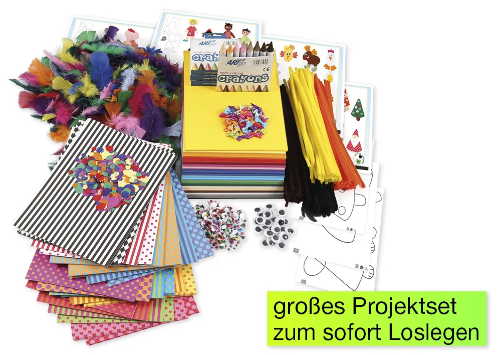 Großes Kreativ-Set "Die Kinder dieser Welt", 1.100-tlg.