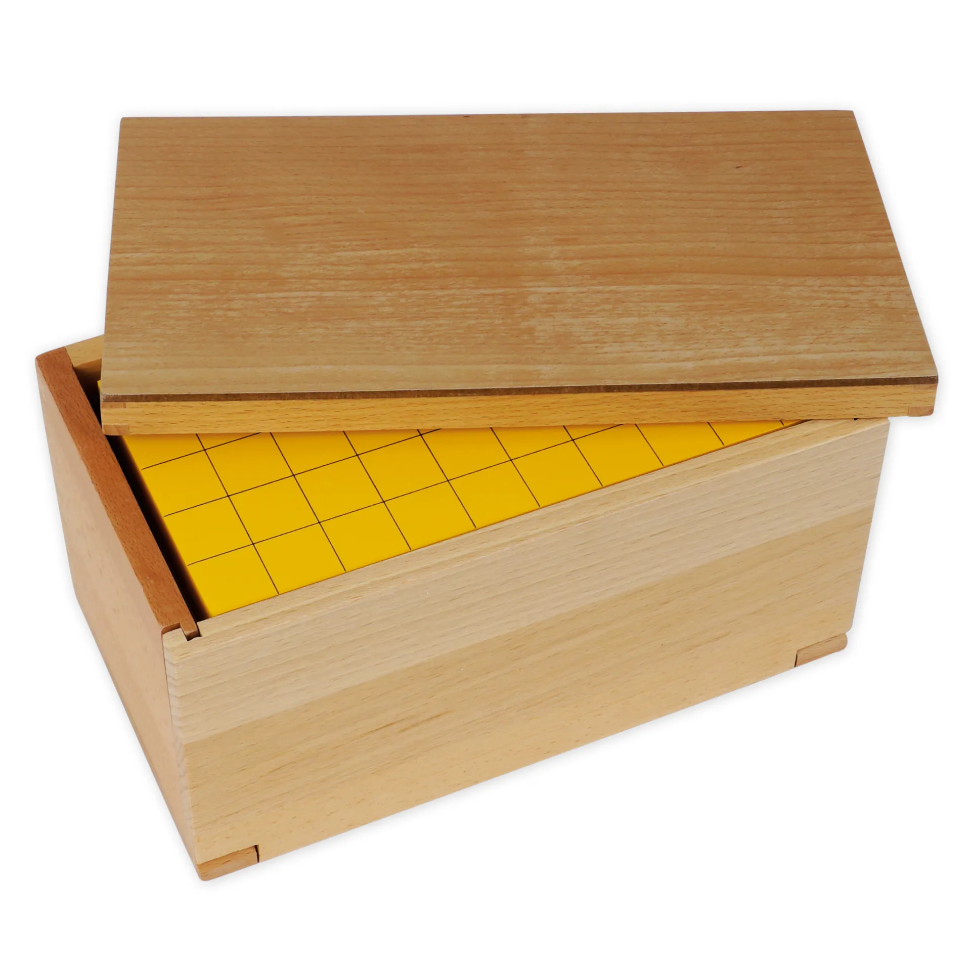 TimeTEX Satz mit fünf gelben Prismen "Montessori Premium"