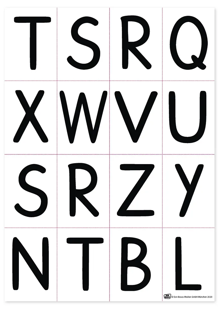 Buchstaben lernen mit der Erzählschiene