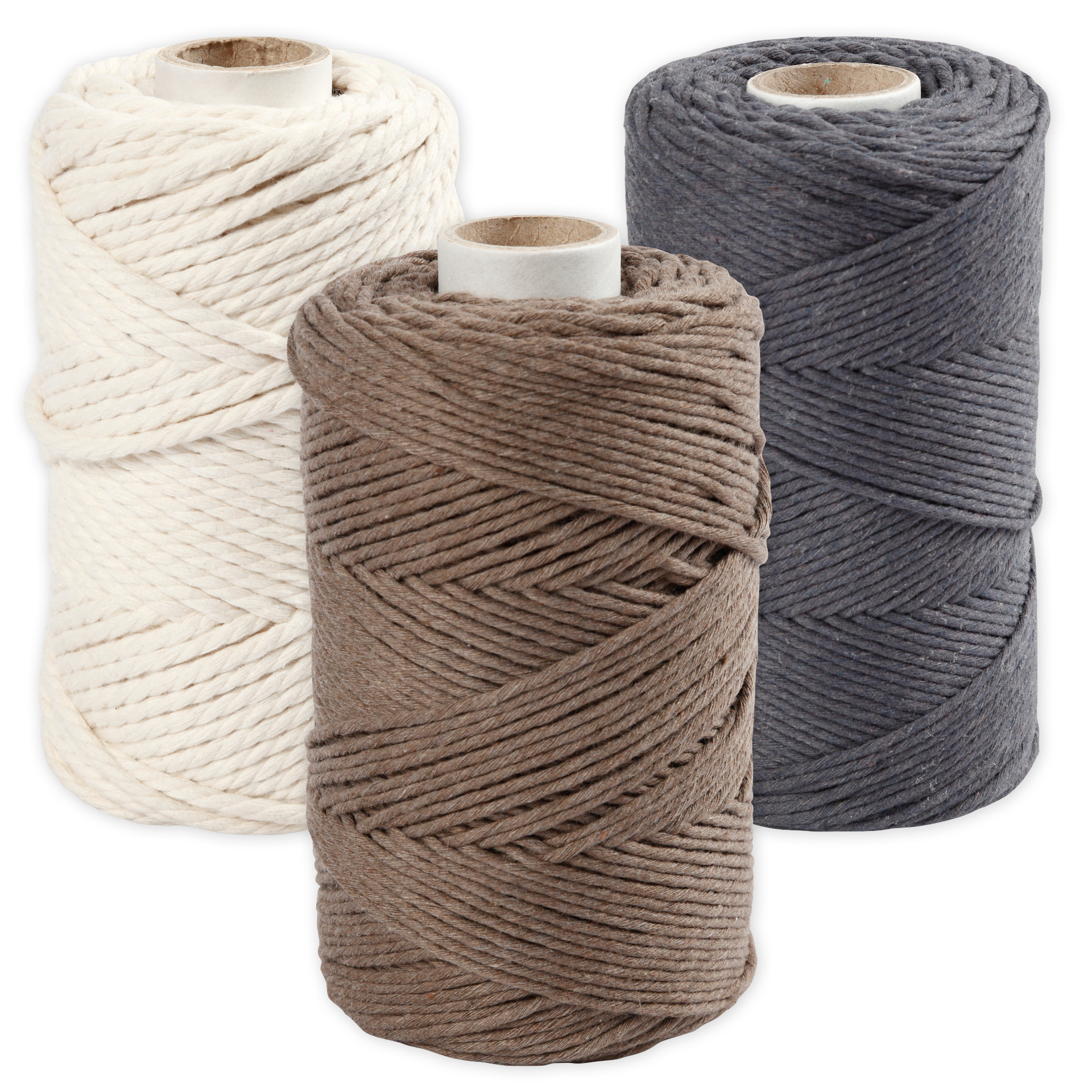 TimeTEX Makramee-Kordel 2 mm, 330 g