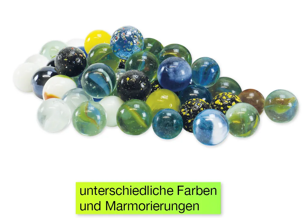 Glaskulor "Faszination" i låda, 144 stycken, ca 16 mm ø