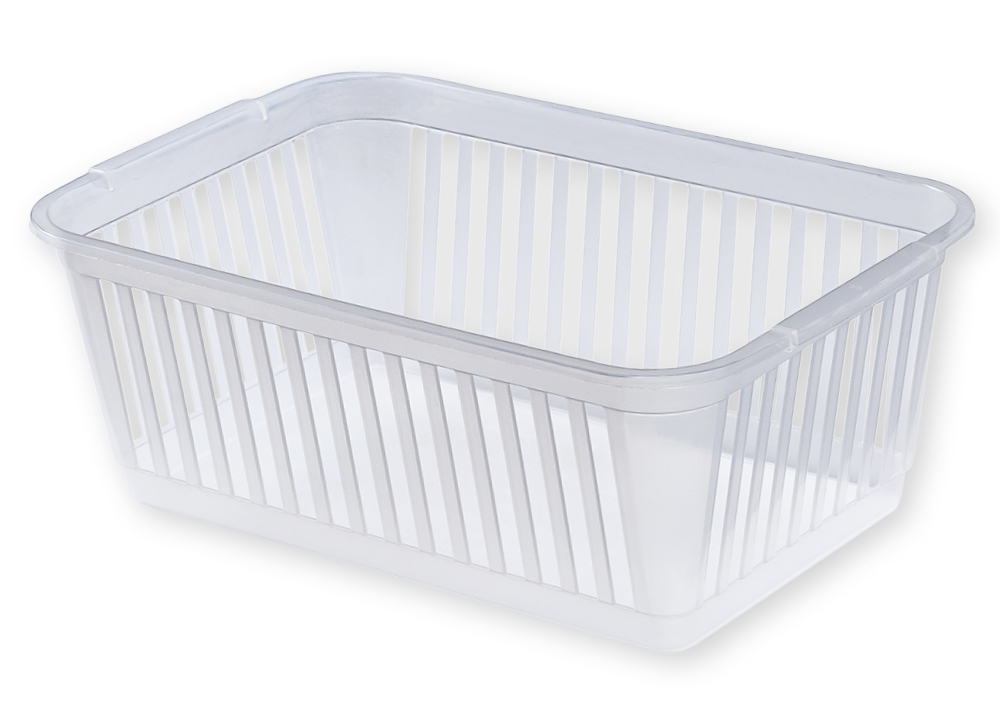 Materiale kurv i plast, 30x19x11 cm