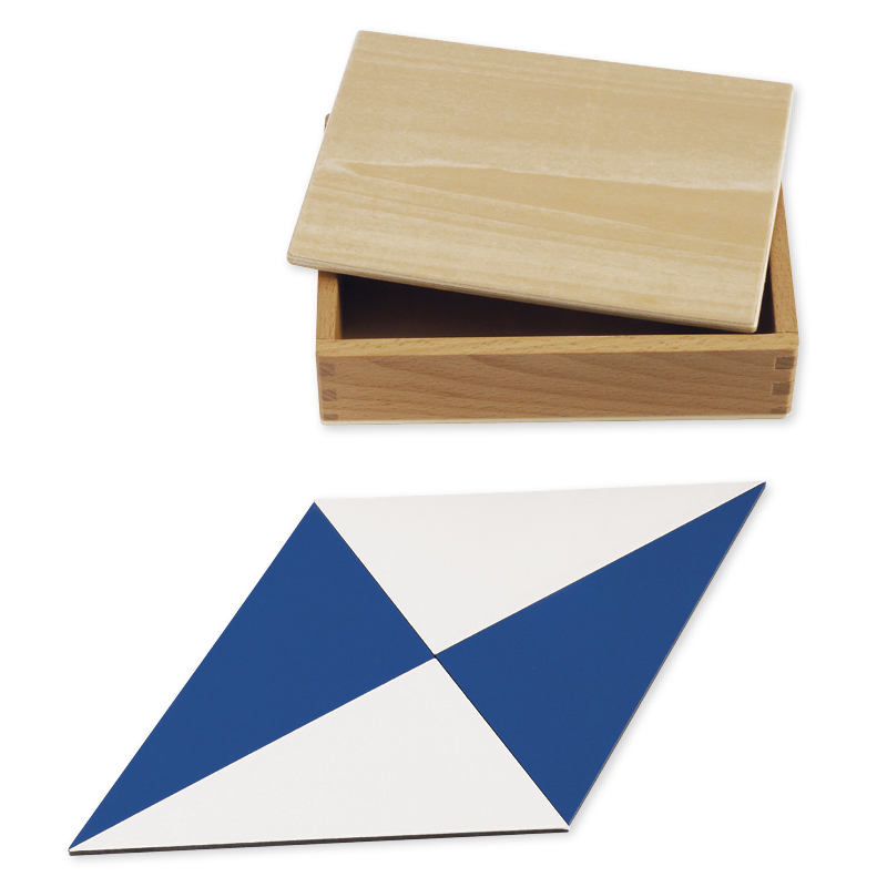 TimeTEX 12 blauwe driehoeken "Montessori Premium" TimeTEX 12 blauwe driehoeken "Montessori Premium"
