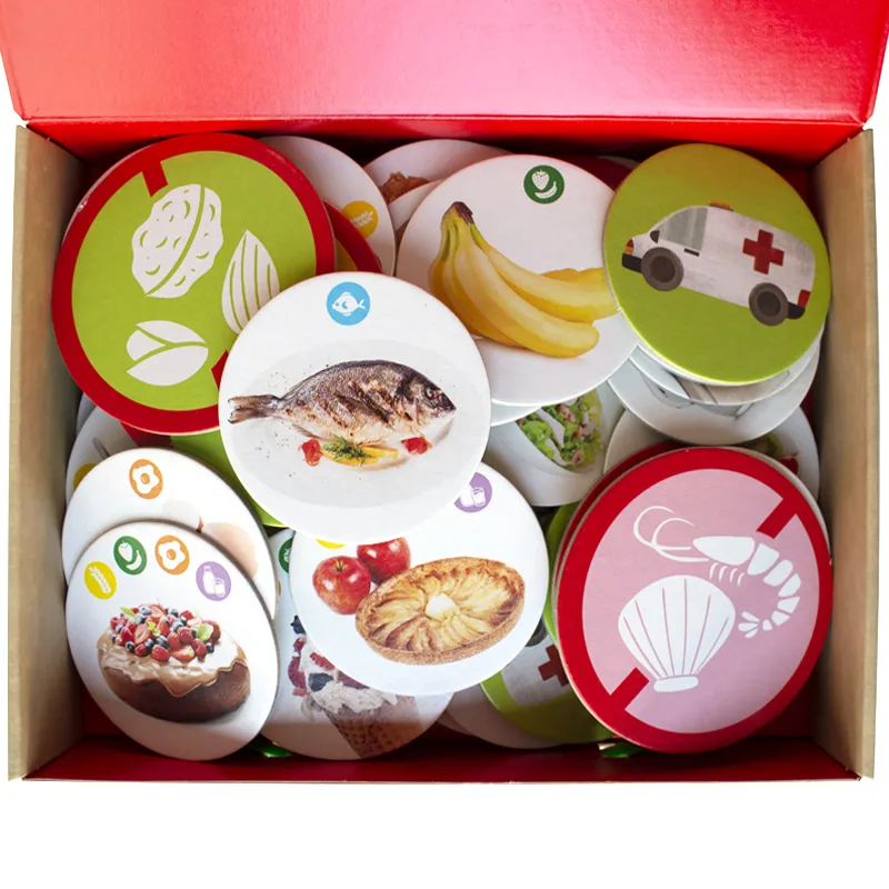 Lernspiel "Lebensmittel-Allergien und -Intoleranzen", 65-tlg.