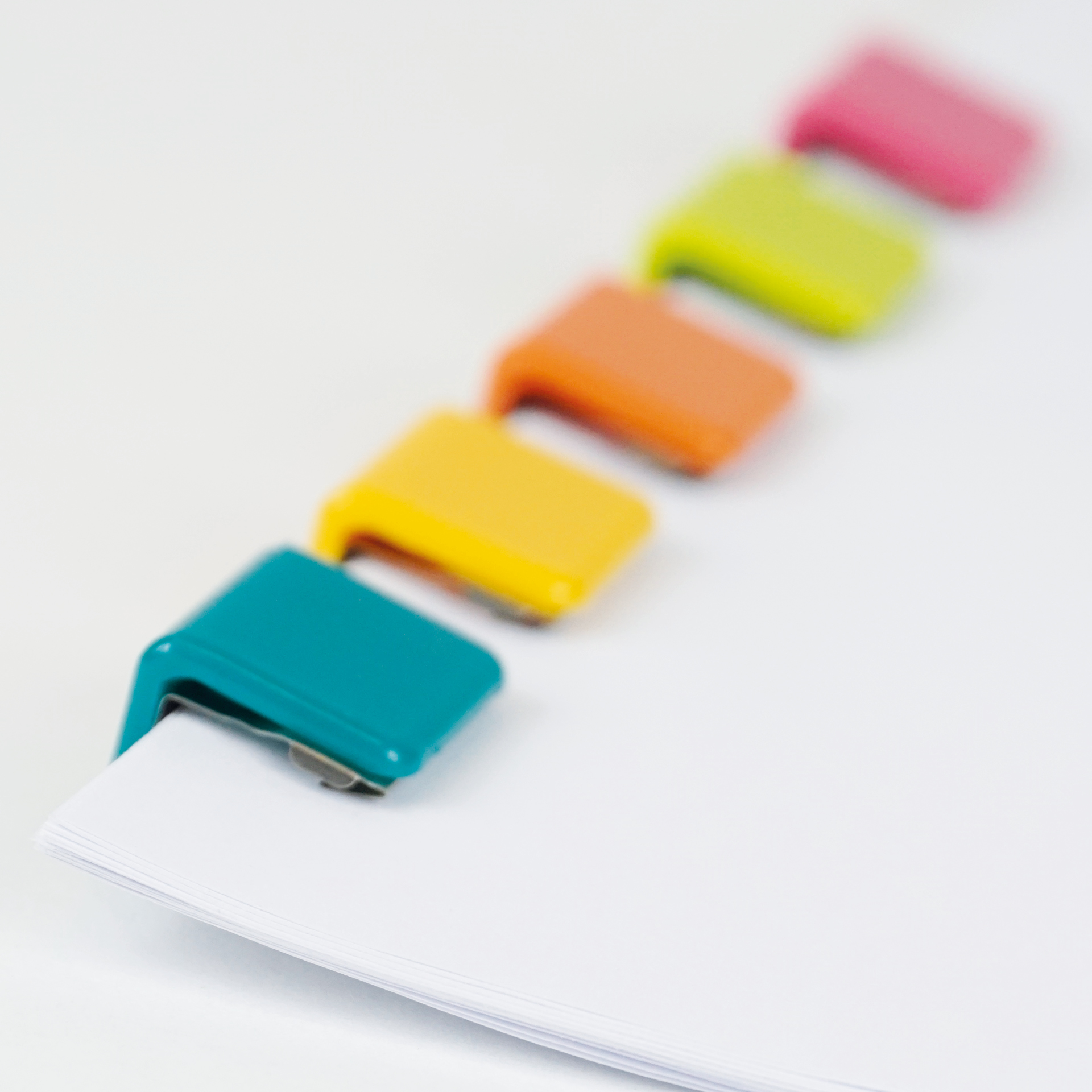 Set Papierstapel-Klammern XL, 5-tlg., opak