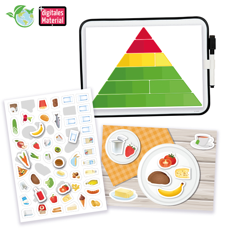 TimeTEX Set Gesunde Ernährung, magnetisch, 61-tlg.