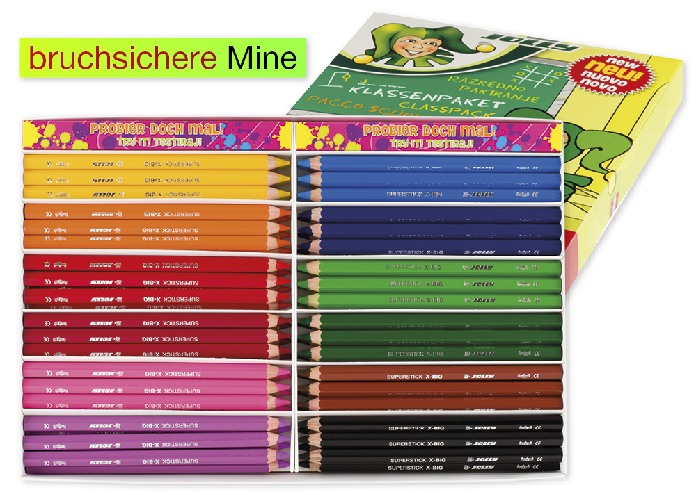 Gruppen-Set JOLLY X-BIG, Grundfarben, 72-tlg.
