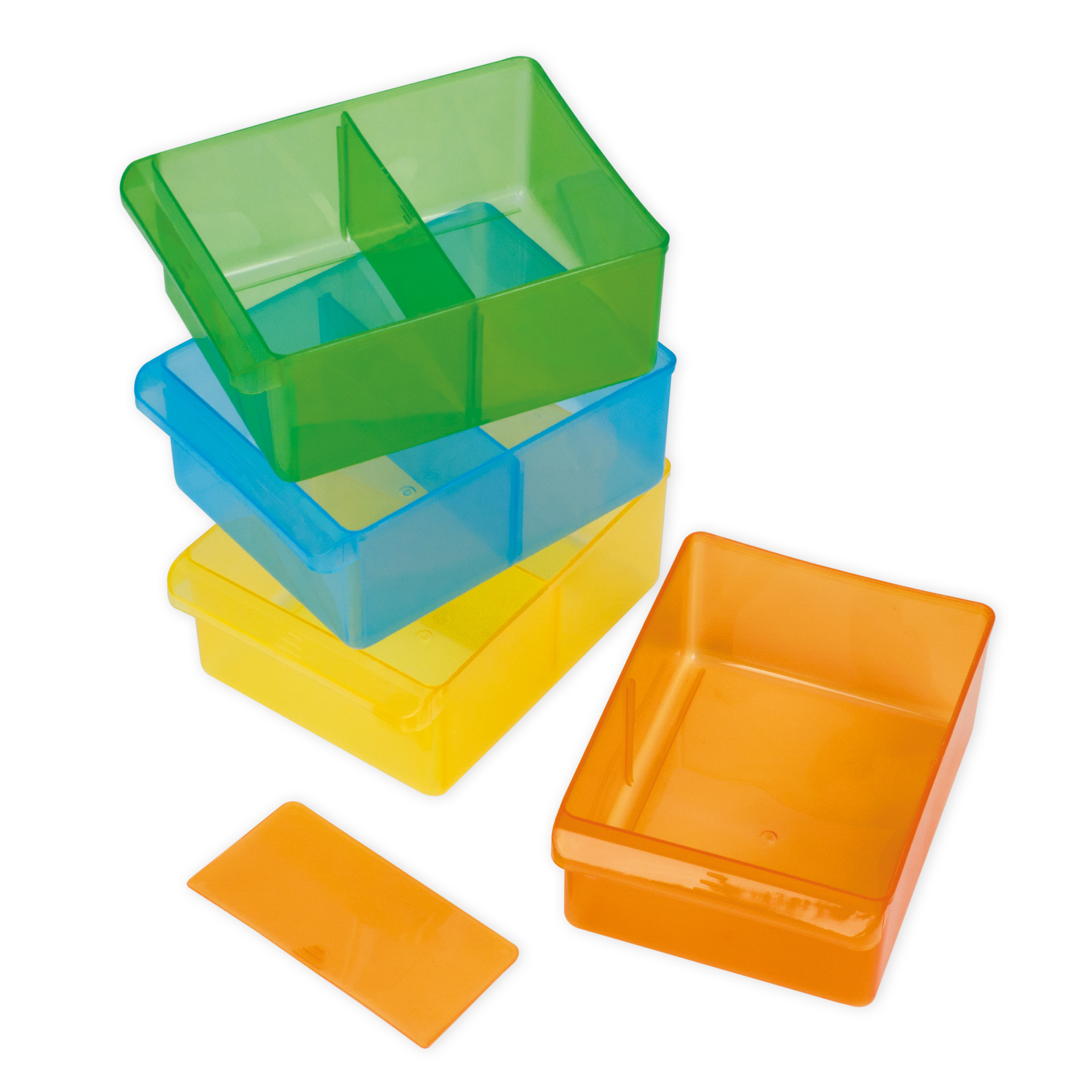 TimeTEX Schubladen-Box "Regenbogen", 6-farbig mit 18 Schüben