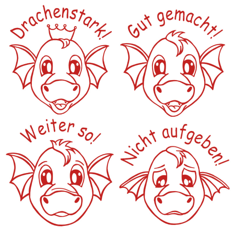 Lovprissæt "Dragon", 5 stk.
