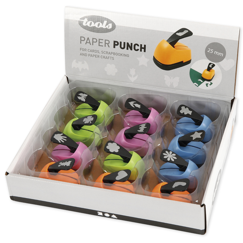 TimeTEX Motiv-Stanzer 2,5 cm, 12-tlg.