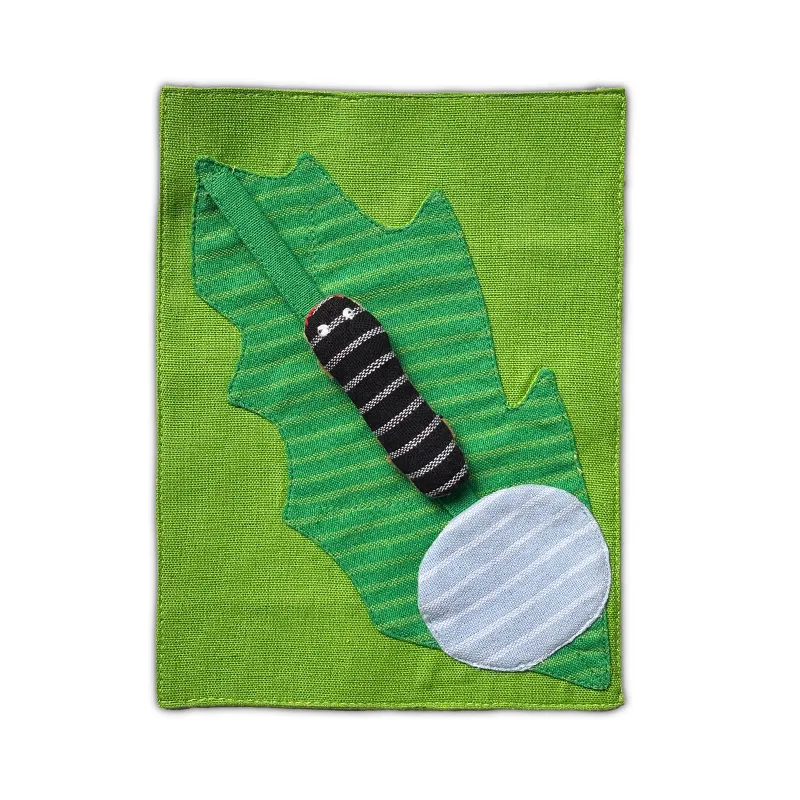 Stoff-Karten "Lebenszyklus Schmetterling", 4-tlg.