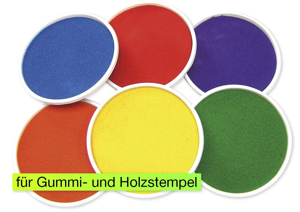Set Riesen-Stempelkissen, 6-tlg.