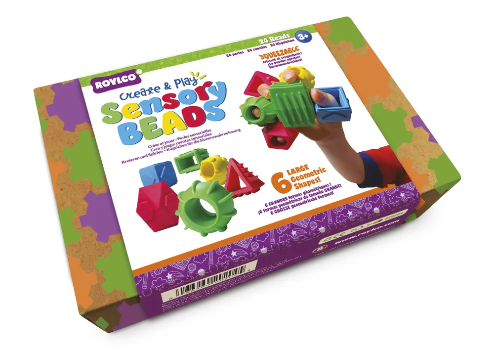 Sensorische Riesenperlen, 24-tlg.