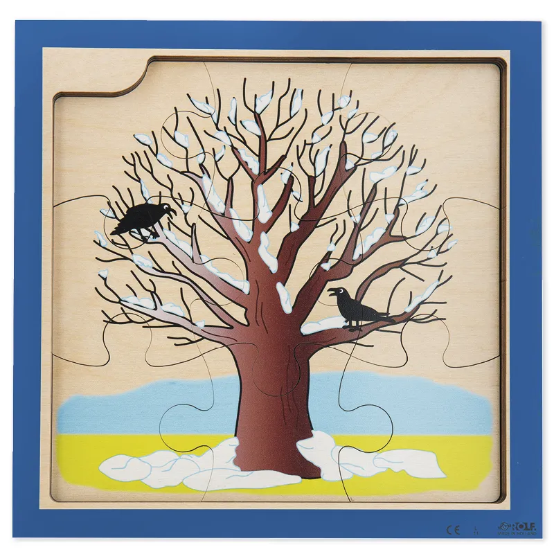 Schichten-Puzzle "Baum", 36-tlg.