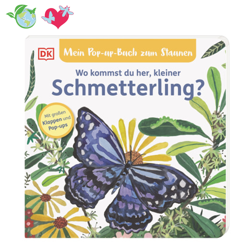 Buch "Wo kommst du her, kleiner Schmetterling? Mein Pop-up-Buch zum Staunen", 12 Seiten