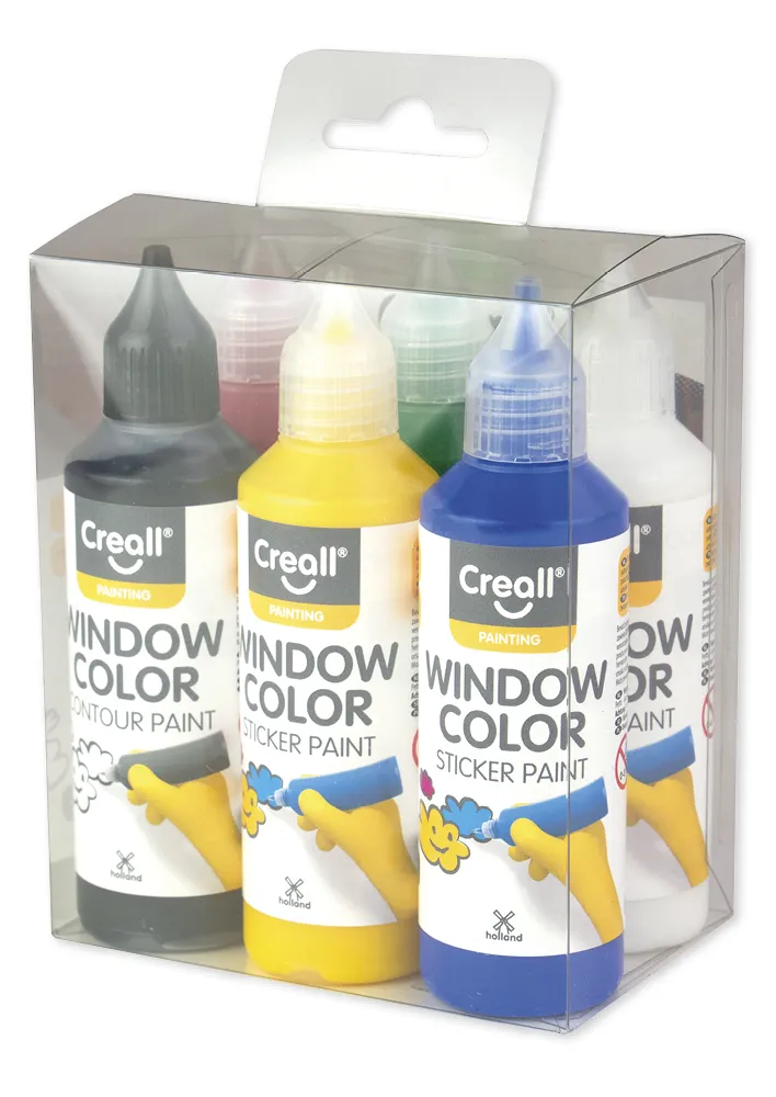 Set Creall Window Colour à 80 ml, 6-tlg.