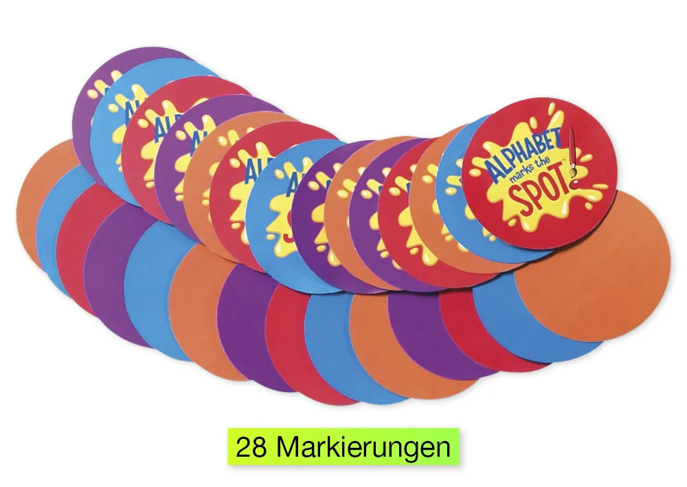 Alphabet-Lernspiel "Bewegtes Lernen", 34-tlg.