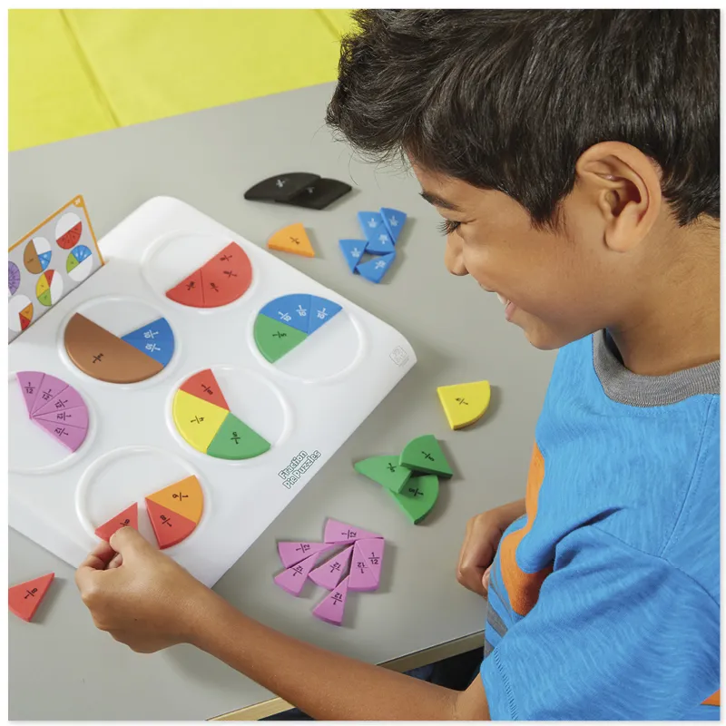 Lernspiel "Bruchrechnen-Puzzle", 116-tlg.