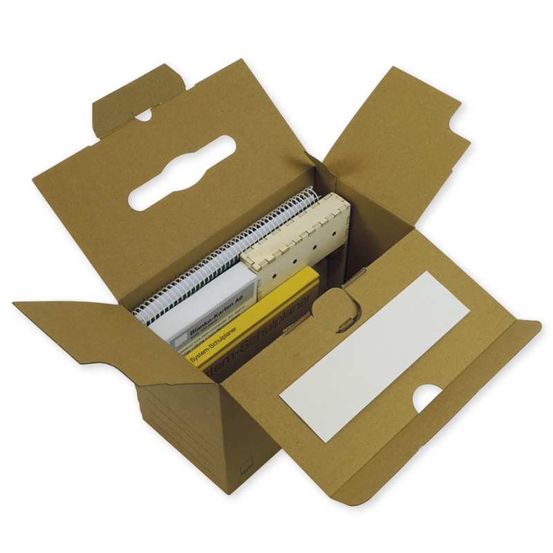 Pudełko indeksowe na karty Natura A5, karton