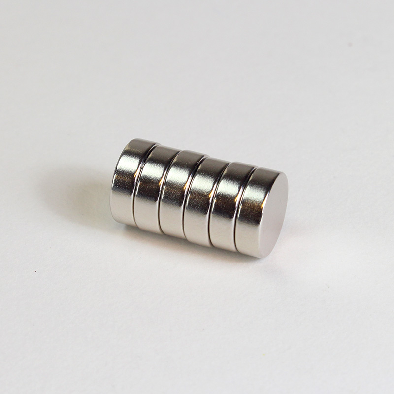 Set Neodym-Magnete, 10mm ø, 6tlg.