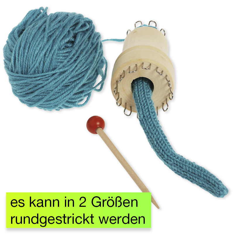 Strick-Türmchen "Kleine Liesel", 4 cm ø