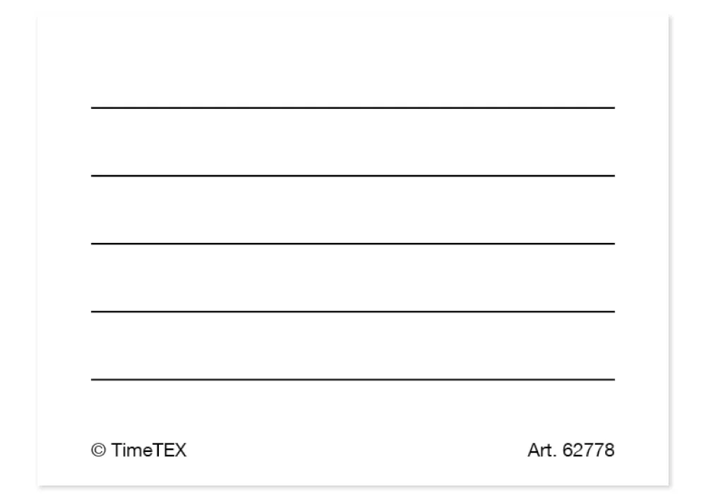 TimeTEX Lobkärtchen für Schüler, 110 Stück im Etui