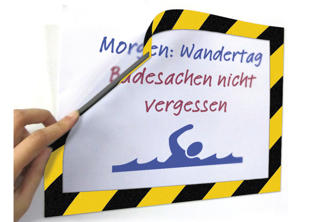 Wkładki do ramek sygnalizacyjnych A4, magnetyczne, 3 szt.