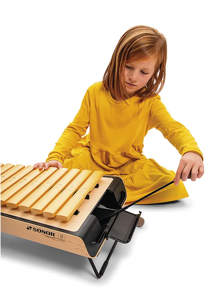 SONOR SMART Xylophon, Alt c1-a2 + fis1, b1, fis2, mit Schlägel, zum Stapeln, ASX 100 DE