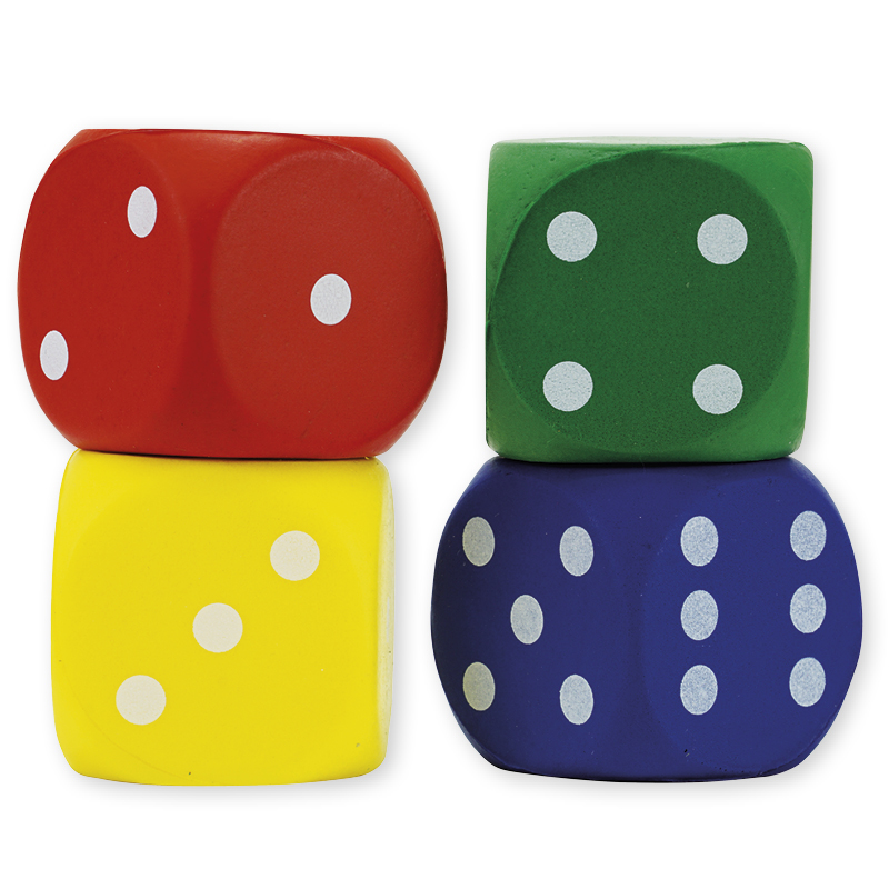 Hagemann Set Flüster-Würfel mit Augen, 4x4 cm, 4-tlg.