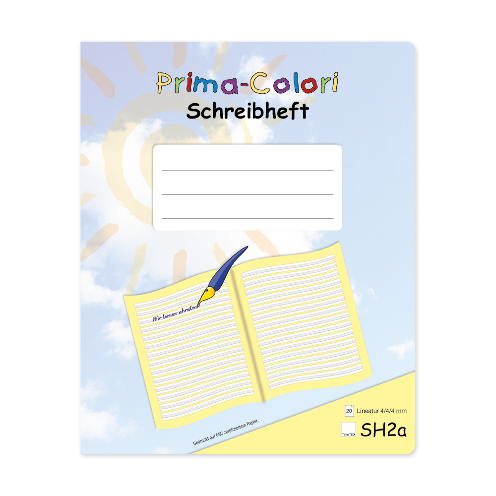 Hagemann Prima-Colori Schreibheft SH2a