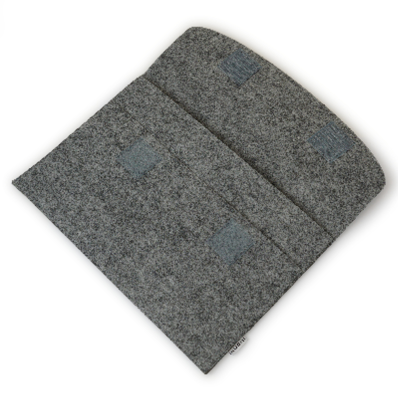 TimeTEX Tablet-Hülle aus Filz mit Einstecktasche, 30x20 cm