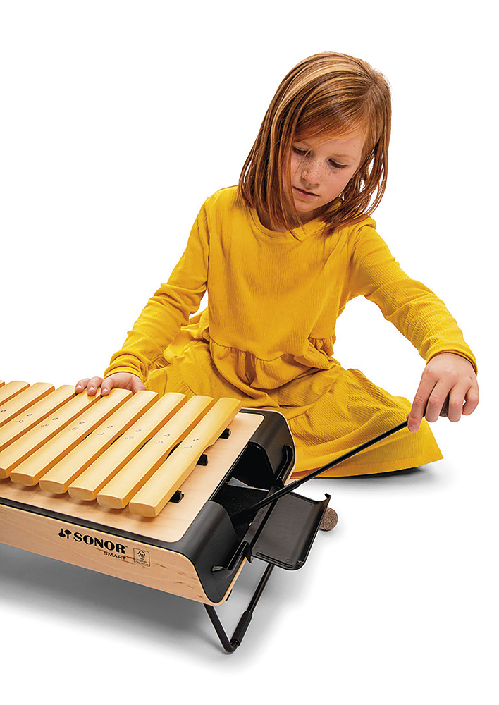 SONOR SMART Xylophon, Sopran c2-a3 + fis2, b2, fis3, mit Schlägel, zum Stapeln, SSX 100 DE SONOR SMART Xylophon, Sopran c2-a3 + fis2, b2, fis3, mit Schlägel, zum Stapeln, SSX 100 DE