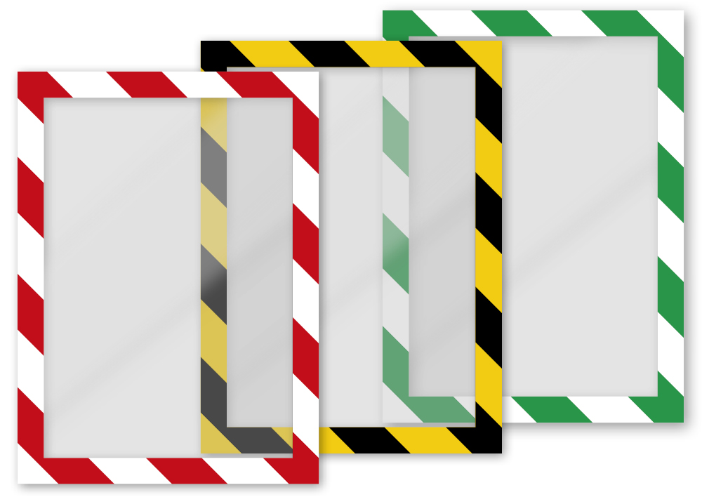 Wkładki do ramek sygnalizacyjnych A4, magnetyczne, 3 szt.