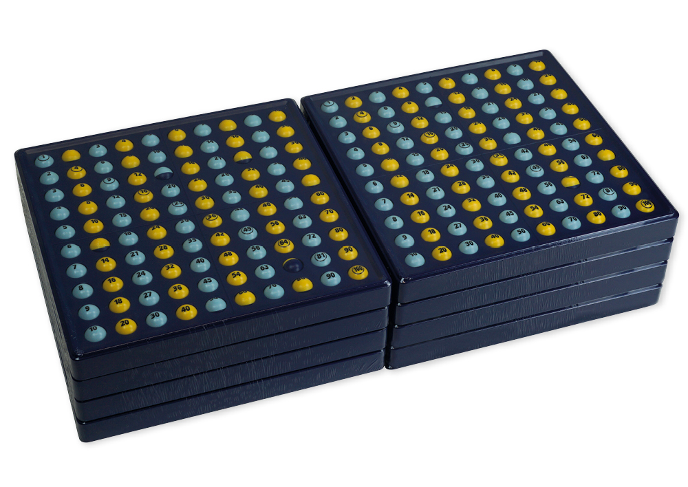 Set de classe de 8 tables de multiplication ABACO de 1 à 10