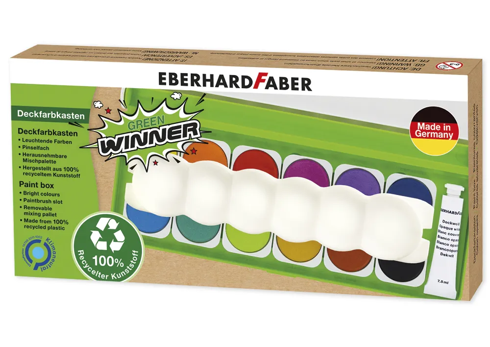 Eberhard Faber Deckfarbkasten Green Winner