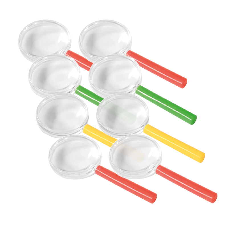 Set Lupen, bunt, 8 Stück