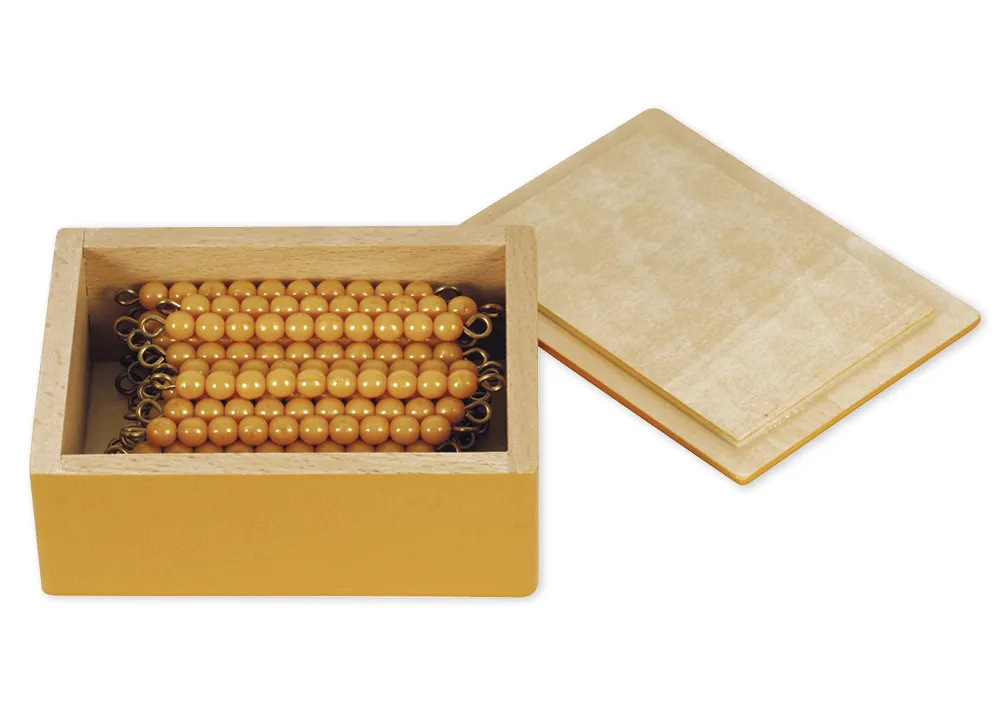 TimeTEX tio pinnar, 45 stycken i lådan "Montessori Premium"