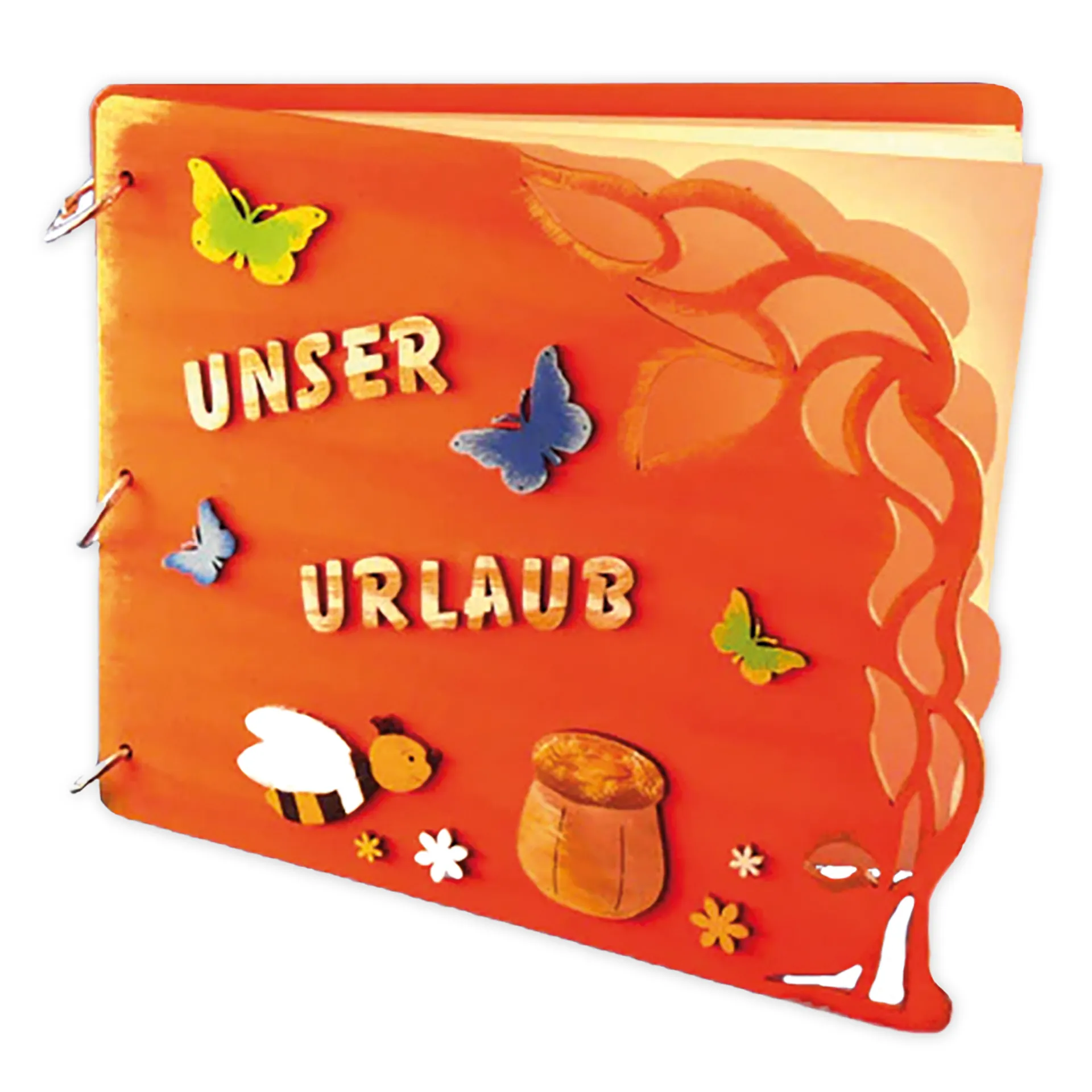 Schmetterling aus Holz, 10x6 cm