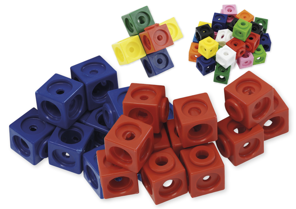 TimeTEX DICK-System Set Steckwürfel, 1,7 cm, 100 Stück im Polybeutel