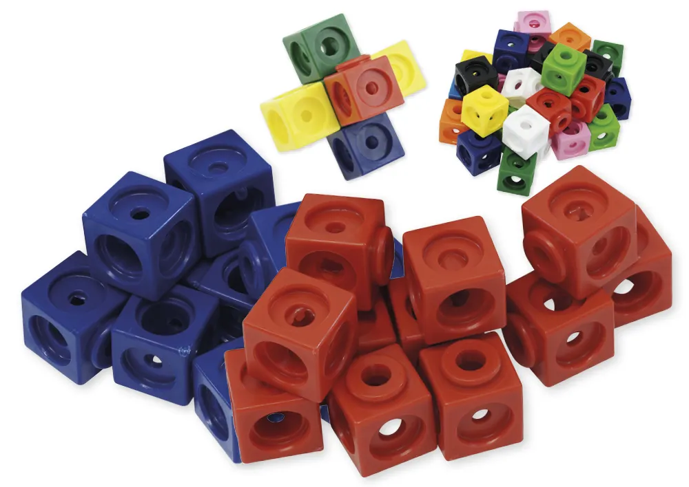 DICK-System Set Steckwürfel, 1,7 cm, 100 Stück im Polybeutel