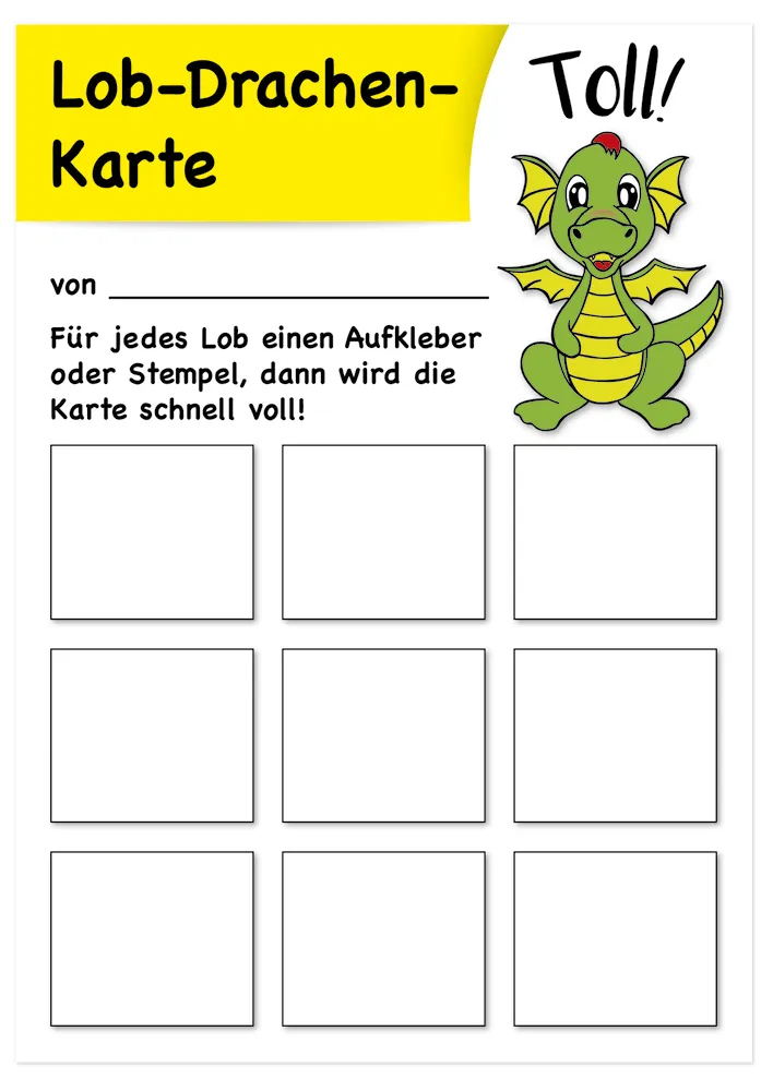 Lob-Drachenblock A6, 30 Blatt