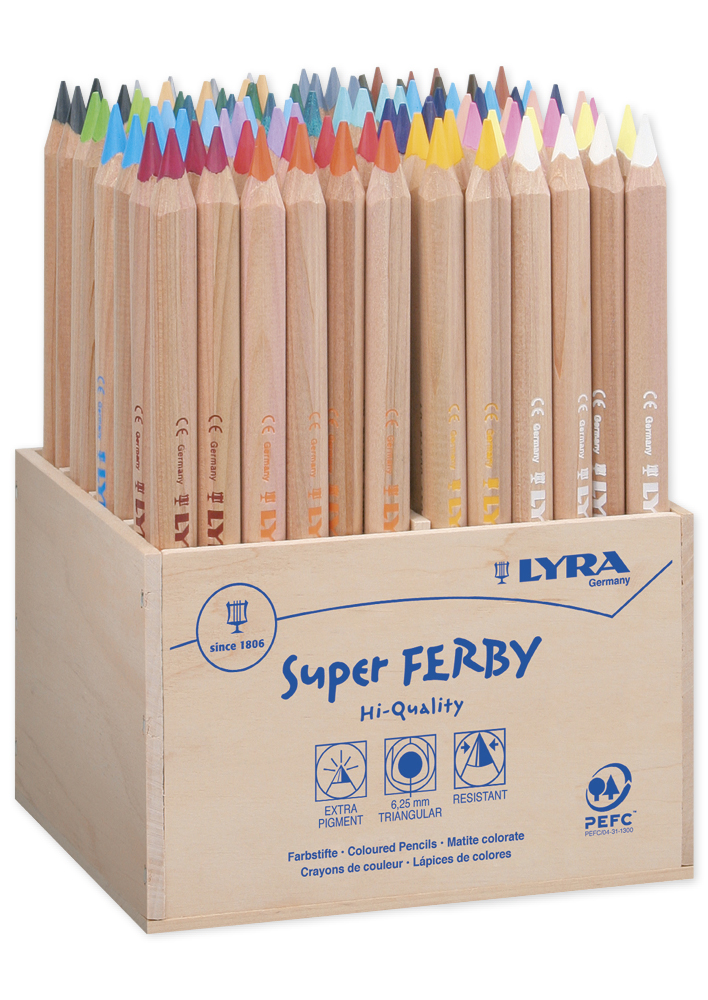 LYRA Super Ferby Natur, 96-tlg.