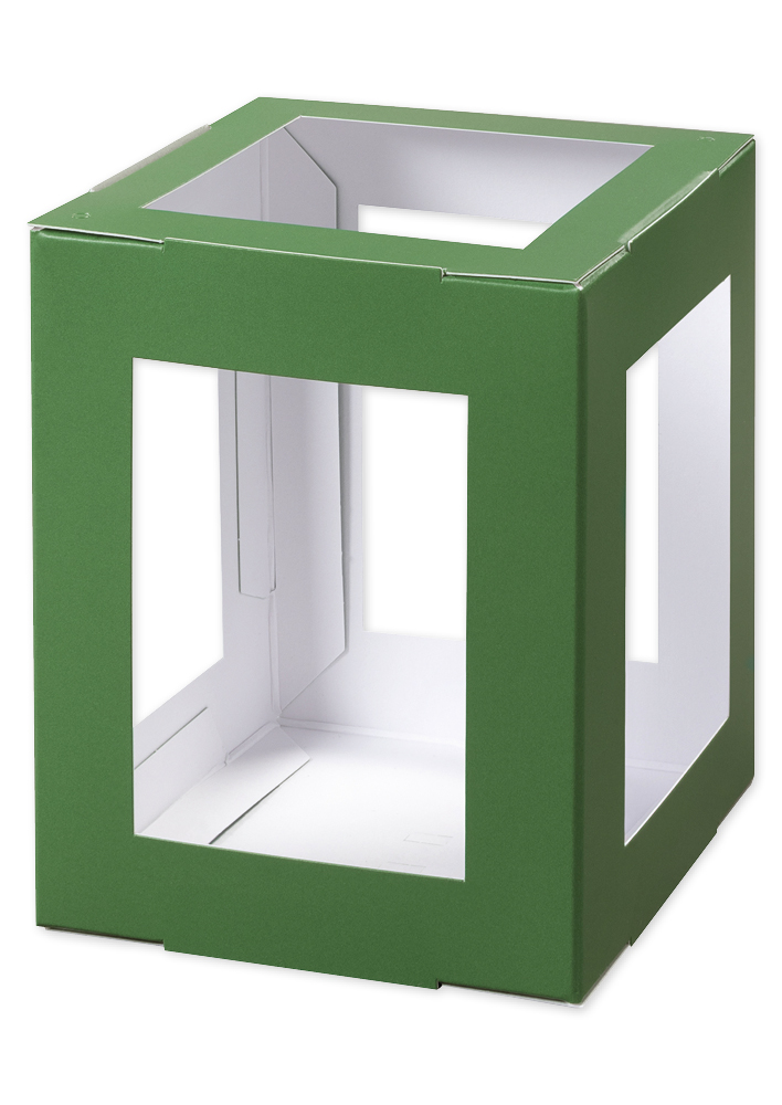 Laternen zum Stecken, 13,5x13,5x18 cm, 5 Stück farbig sortiert