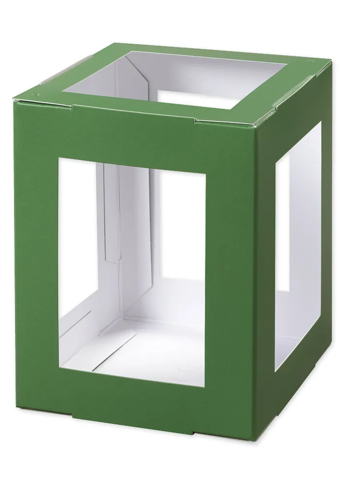 Laternen zum Stecken, 13,5x13,5x18 cm, 5 Stück farbig sortiert