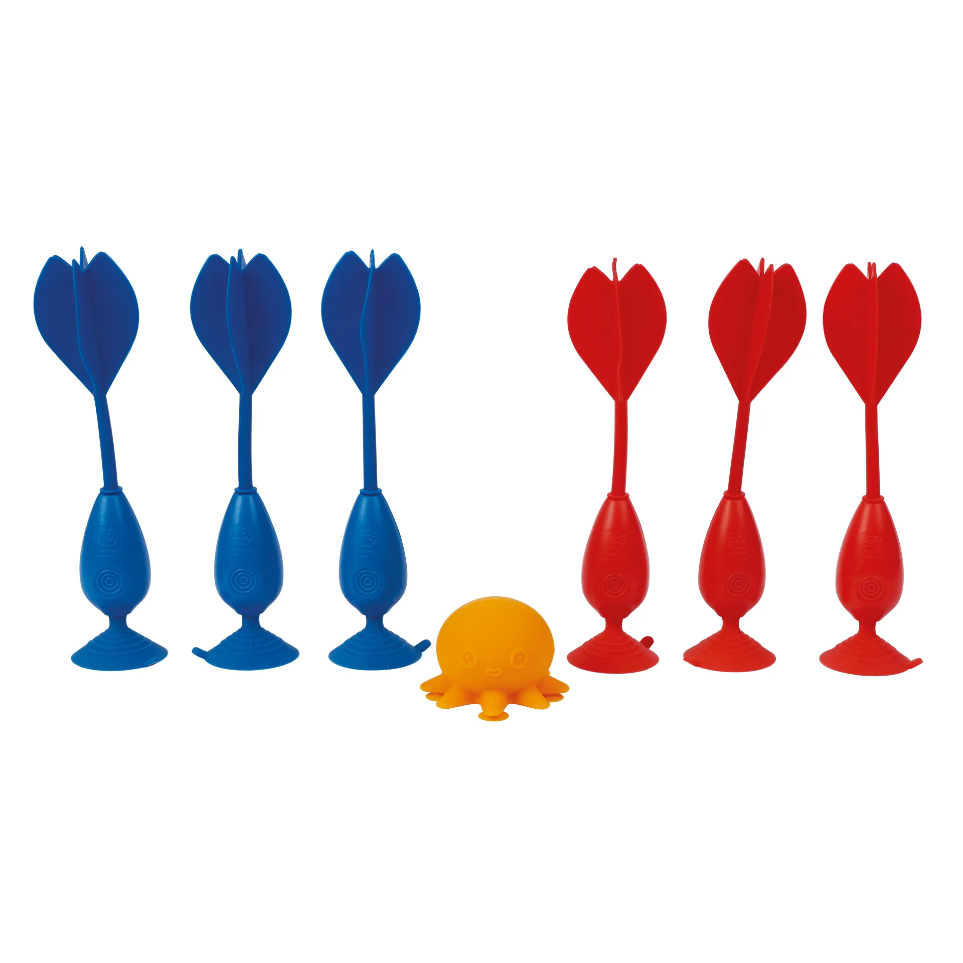 TimeTEX Wurfpfeile mit Saugnapf, 8-tlg.