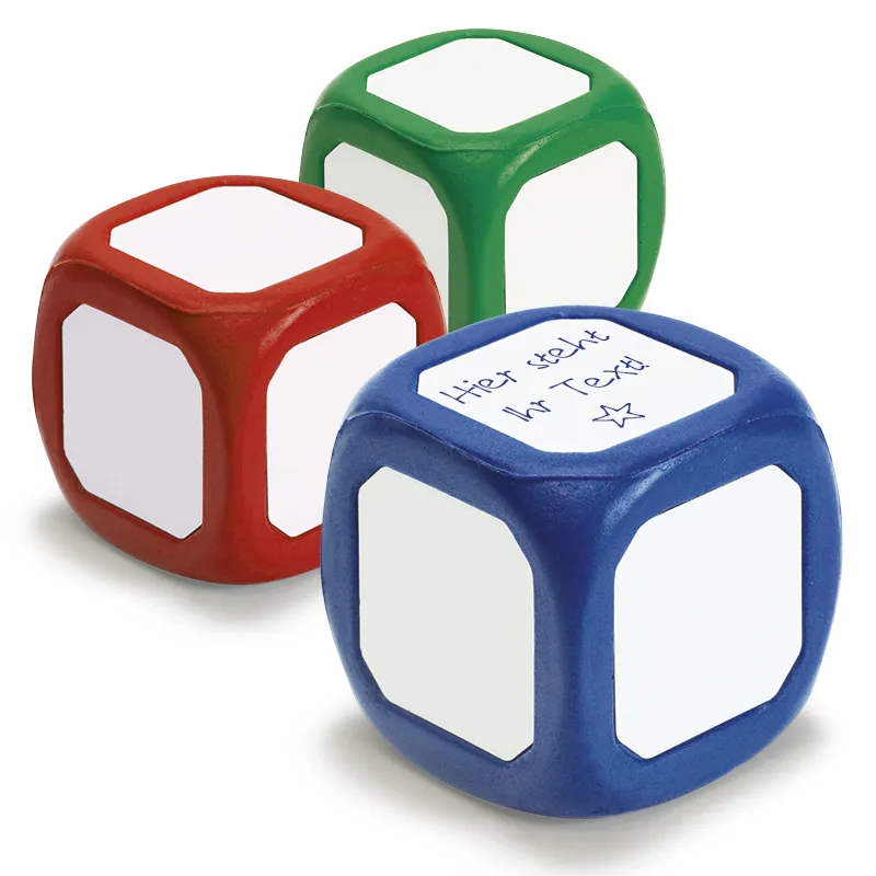 Pusta kostka z białymi powierzchniami, 5,5 cm