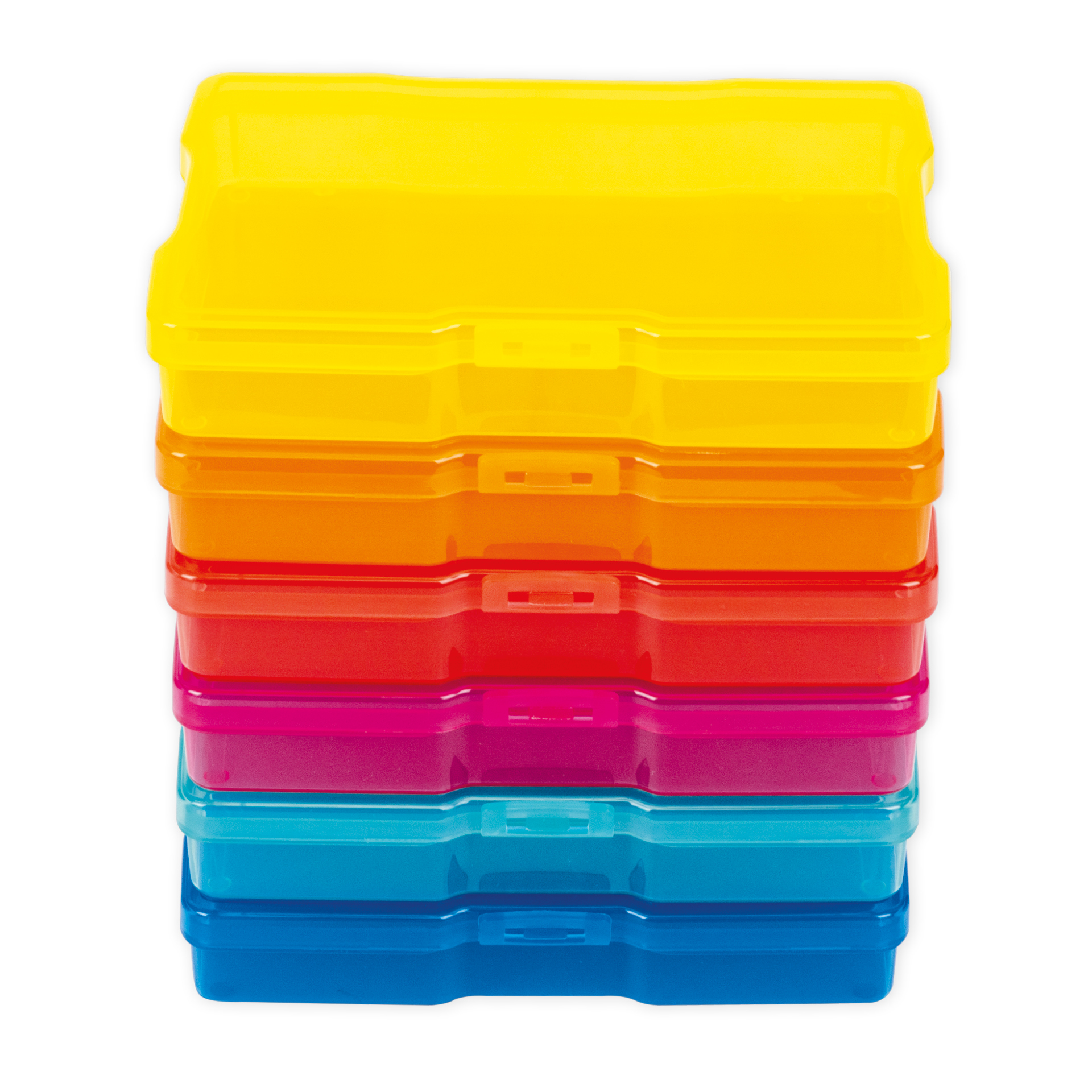 TimeTEX Farb-Boxen in der Box, transparent, 7-tlg.