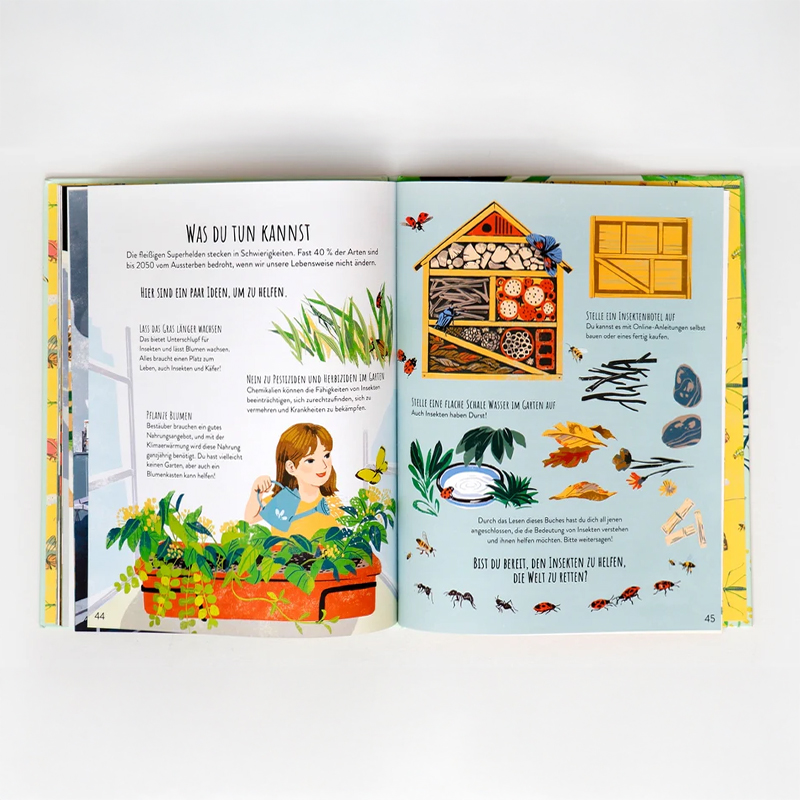 Buch "Insekten retten die Welt", 48 Seiten